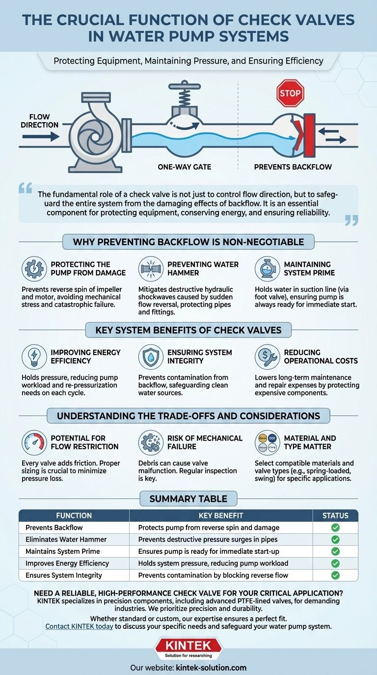 ¿Cuál es la función de las válvulas antirretorno en los sistemas de bombas de agua? Proteja su bomba y evite el reflujo Guía Visual