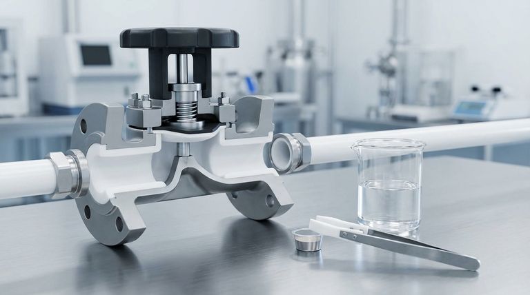 PTFEライニングダイヤフラムバルブの利点は何ですか? 優れた耐食性と純度管理