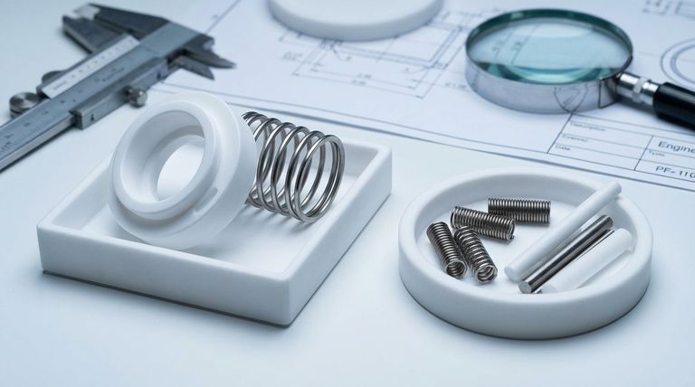 What materials are used for jacket profiles and springs in PTFE seals? A Guide to Material Selection