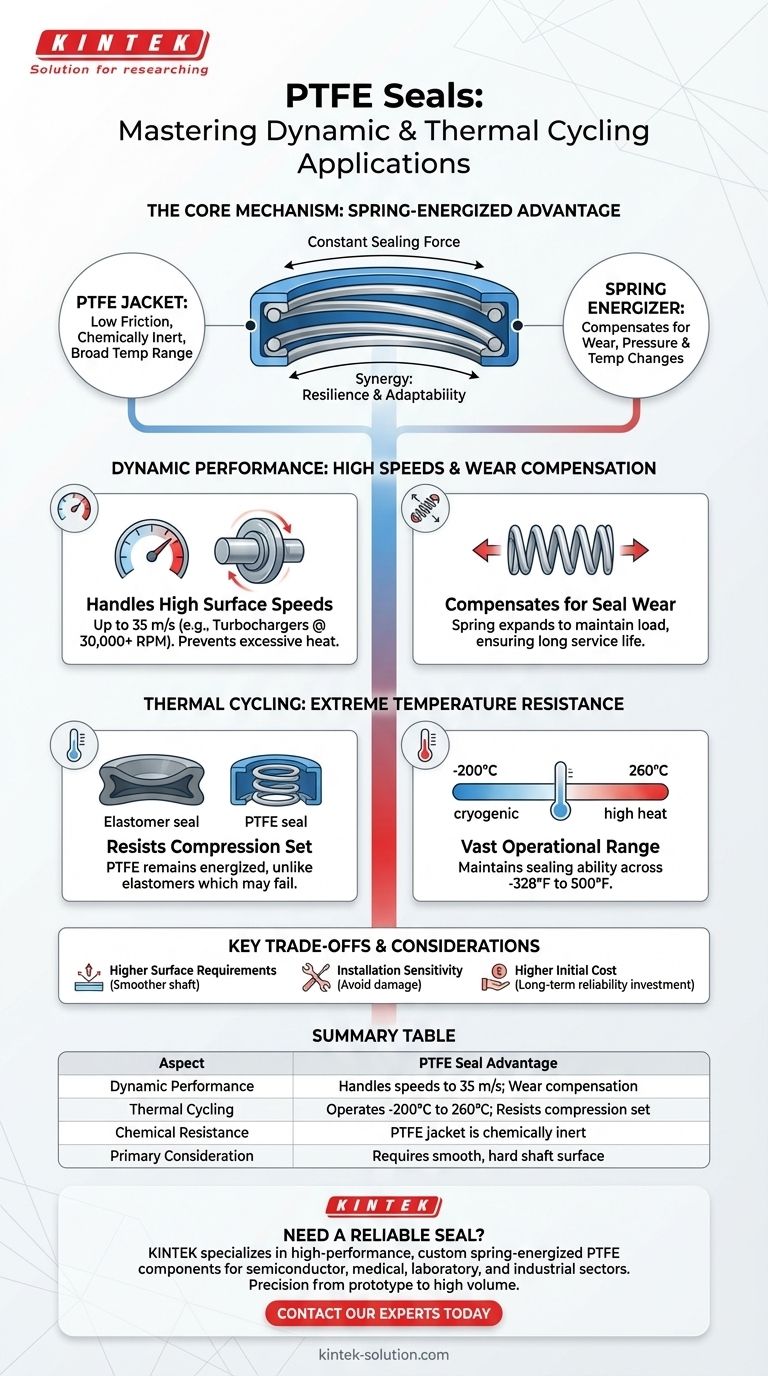 Как ведут себя уплотнения из ПТФЭ в условиях динамических нагрузок и термических циклов? Откройте для себя непревзойденную надежность для сложных условий эксплуатации Визуальное руководство