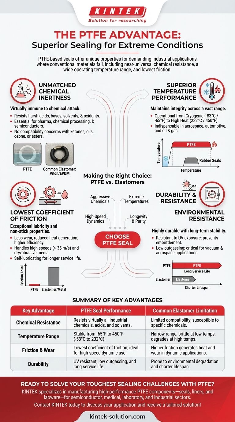 ما هي مزايا موانع التسرب القائمة على PTFE؟ أداء لا مثيل له في الظروف القاسية دليل مرئي