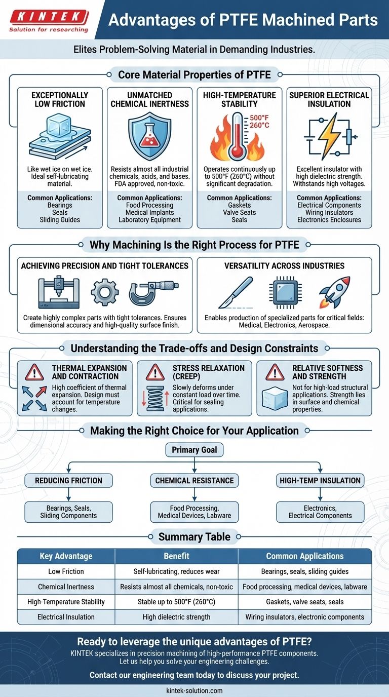 ¿Cuáles son las ventajas de utilizar piezas mecanizadas de PTFE? Resuelva desafíos de ingeniería exigentes Guía Visual