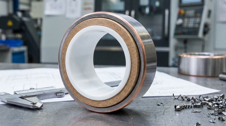 Quali materiali vengono utilizzati nella costruzione dei cuscinetti rivestiti in PTFE? Una guida alla loro progettazione composita a 4 strati