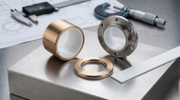 ما هي أنواع المحامل المبطنة بـ PTFE المتاحة؟ ابحث عن المحمل المناسب لاحتياجات الحمل والحركة الخاصة بك