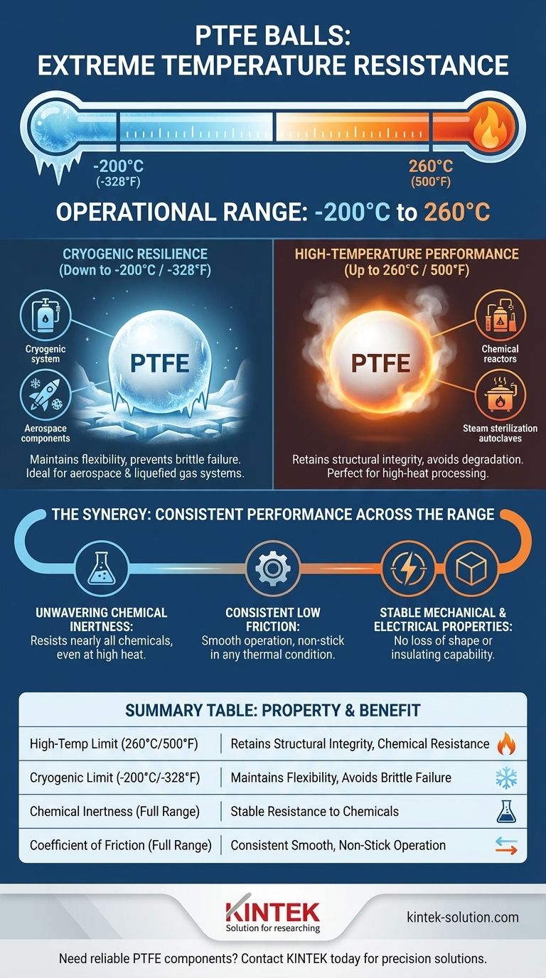 PTFE 球能承受的温度范围是多少？这有什么好处？解锁极端热性能 图解指南