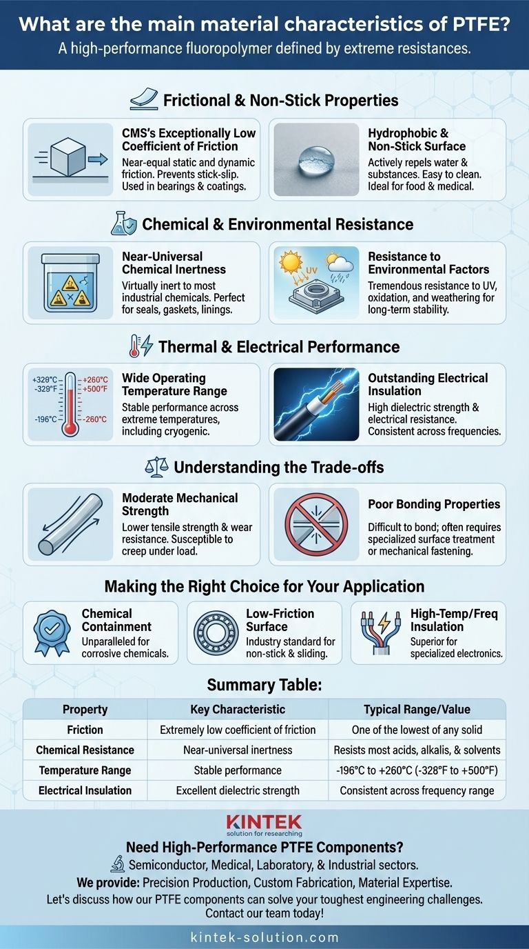 What are the main material characteristics of PTFE? Unlock Superior Performance in Extreme Environments Visual Guide