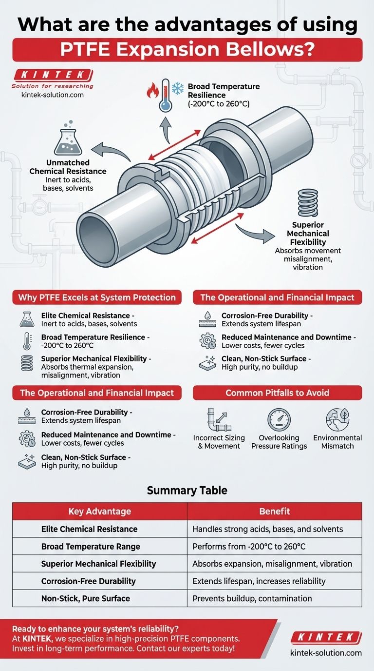 Quels sont les avantages de l'utilisation de soufflets de dilatation en PTFE ? Maximiser l'intégrité et la disponibilité du système Guide Visuel