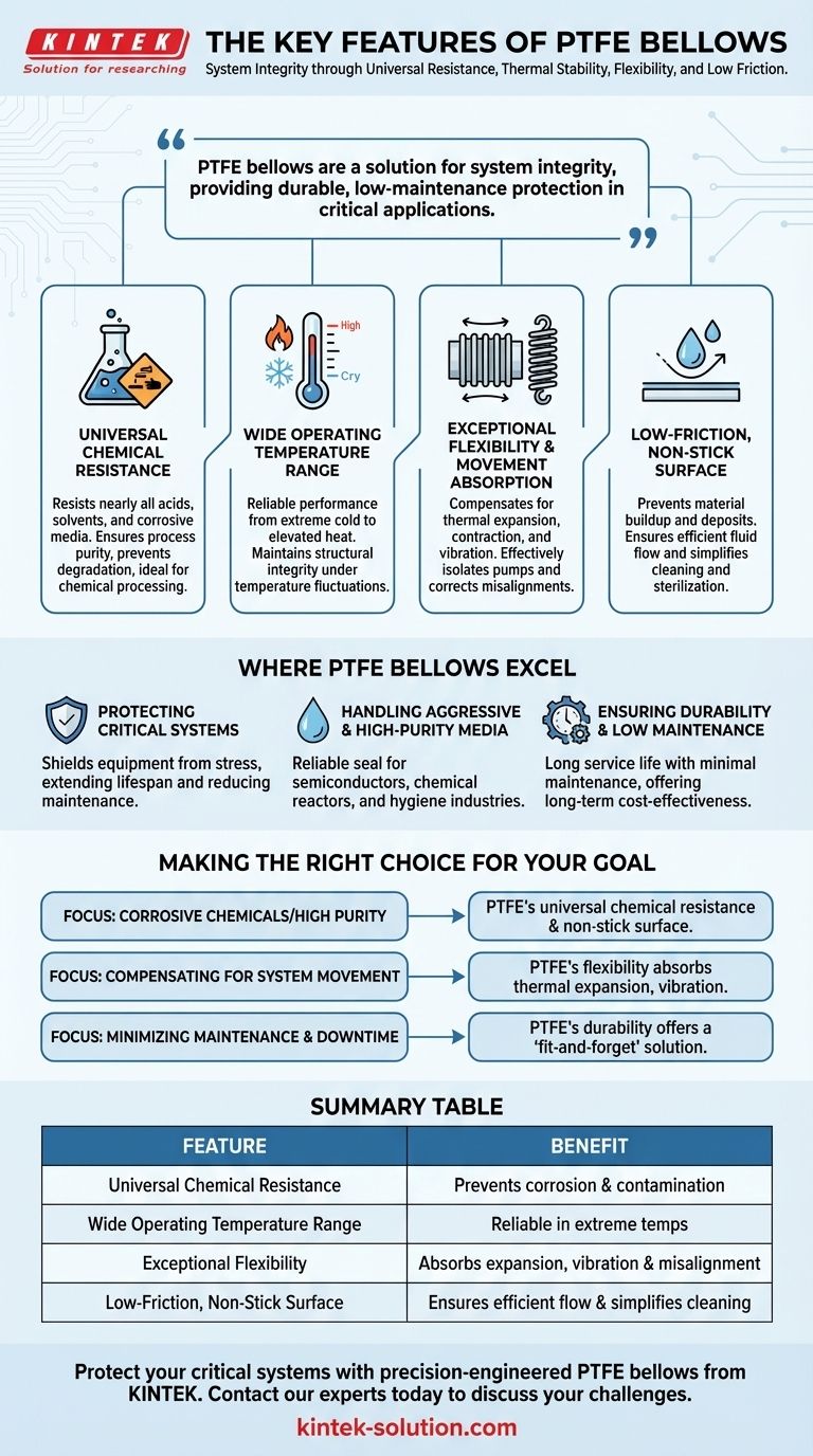 Каковы ключевые особенности сильфонов из ПТФЭ? Защита критически важных систем от химического и термического воздействия Визуальное руководство