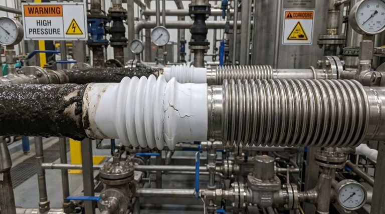 ¿En qué escenarios no son las juntas de expansión de PTFE la mejor opción? Evite fallas en el sistema comprendiendo los límites del PTFE