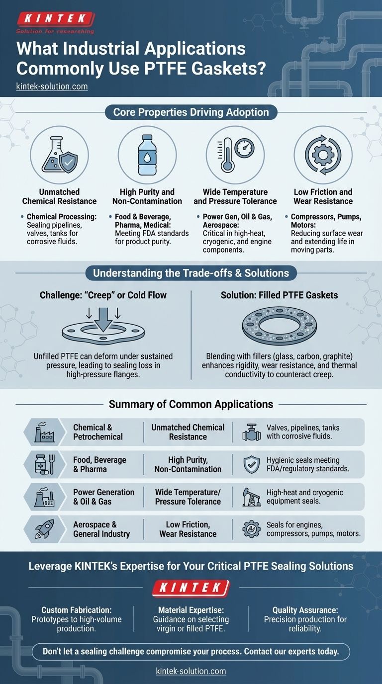 Quelles sont les applications industrielles qui utilisent couramment les joints en PTFE ? Résolvez vos défis d'étanchéité les plus difficiles Guide Visuel