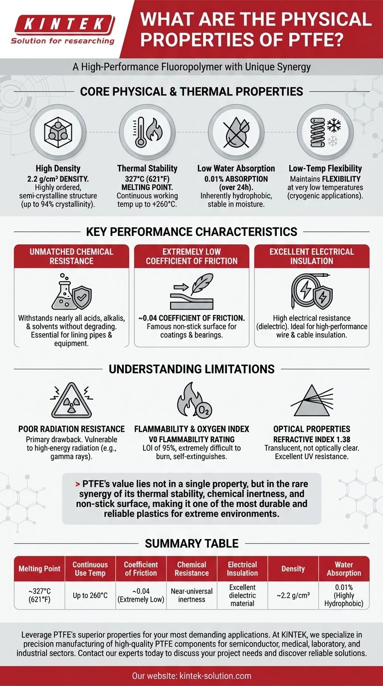 Was sind die physikalischen Eigenschaften von PTFE? Entfesselung seiner Hochleistungsfähigkeiten Visuelle Anleitung