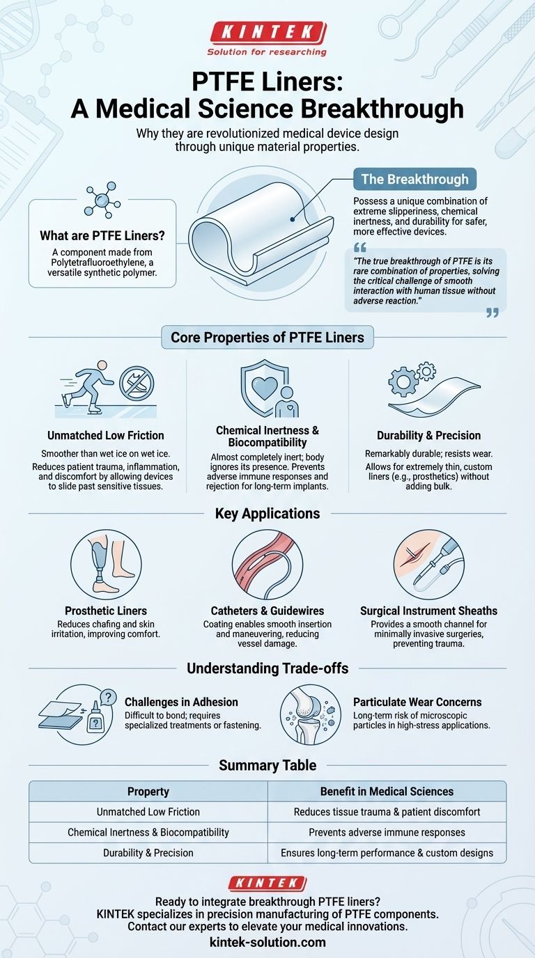 ما هي بطانات PTFE ولماذا تعتبر طفرة في العلوم الطبية؟ اكتشف المفتاح لأجهزة طبية أكثر أمانًا دليل مرئي