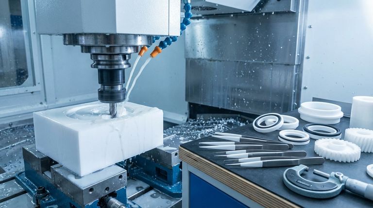 PTFEは一般的に何として知られていますか?また、機械加工は可能ですか?はい、専門的な精度で可能です。