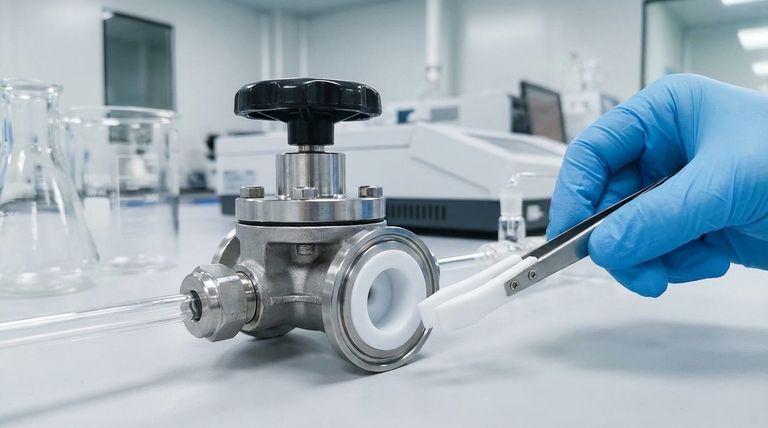Wie verbessert die PTFE-Auskleidung in Membranventilen die Leistung? Steigern Sie die Zuverlässigkeit in rauen chemischen Prozessen