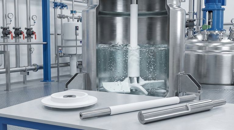 Come sono tipicamente costruiti gli agitatori e gli alberi in PTFE per uso industriale? Scegli il metodo giusto per il tuo processo