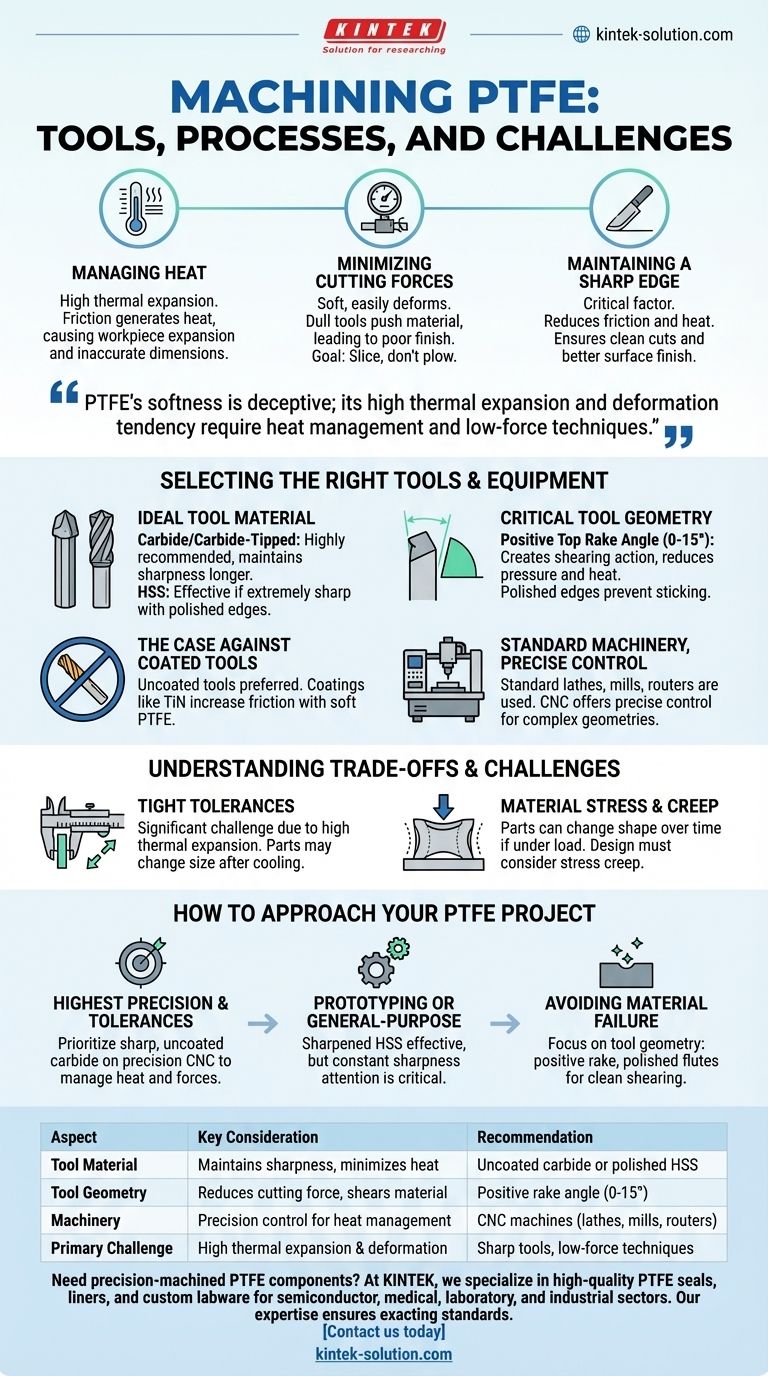 PTFE 가공에 관련된 도구와 공정은 무엇인가요? 정밀 제조를 위한 가이드 시각적 가이드