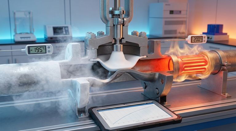 聚四氟乙烯（PTFE）内衬隔膜阀的操作温度限制是多少？了解整个系统的范围