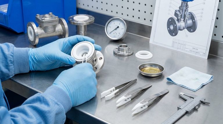 Come devono essere mantenute le valvole foderate in PTFE per prestazioni ottimali? Garantire l'affidabilità a lungo termine e prevenire tempi di inattività costosi