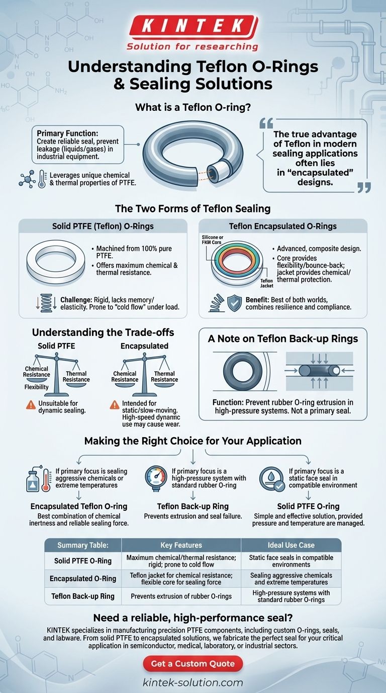 什么是特氟龙O型圈及其主要功能？优质密封指南 图解指南