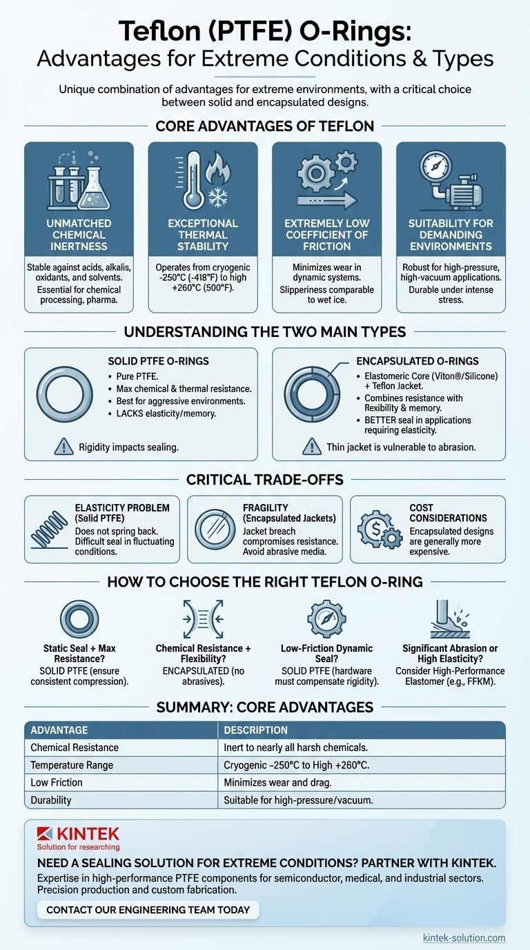 テフロンOリングの利点は何ですか？過酷な条件下での優れたシール性 ビジュアルガイド