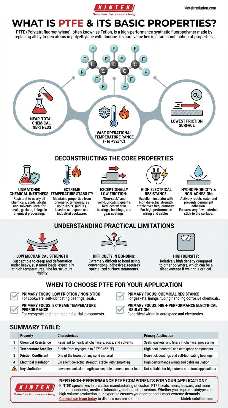PTFEとは何ですか、その基本的な特性は何ですか？高性能ポリマーの究極ガイド ビジュアルガイド