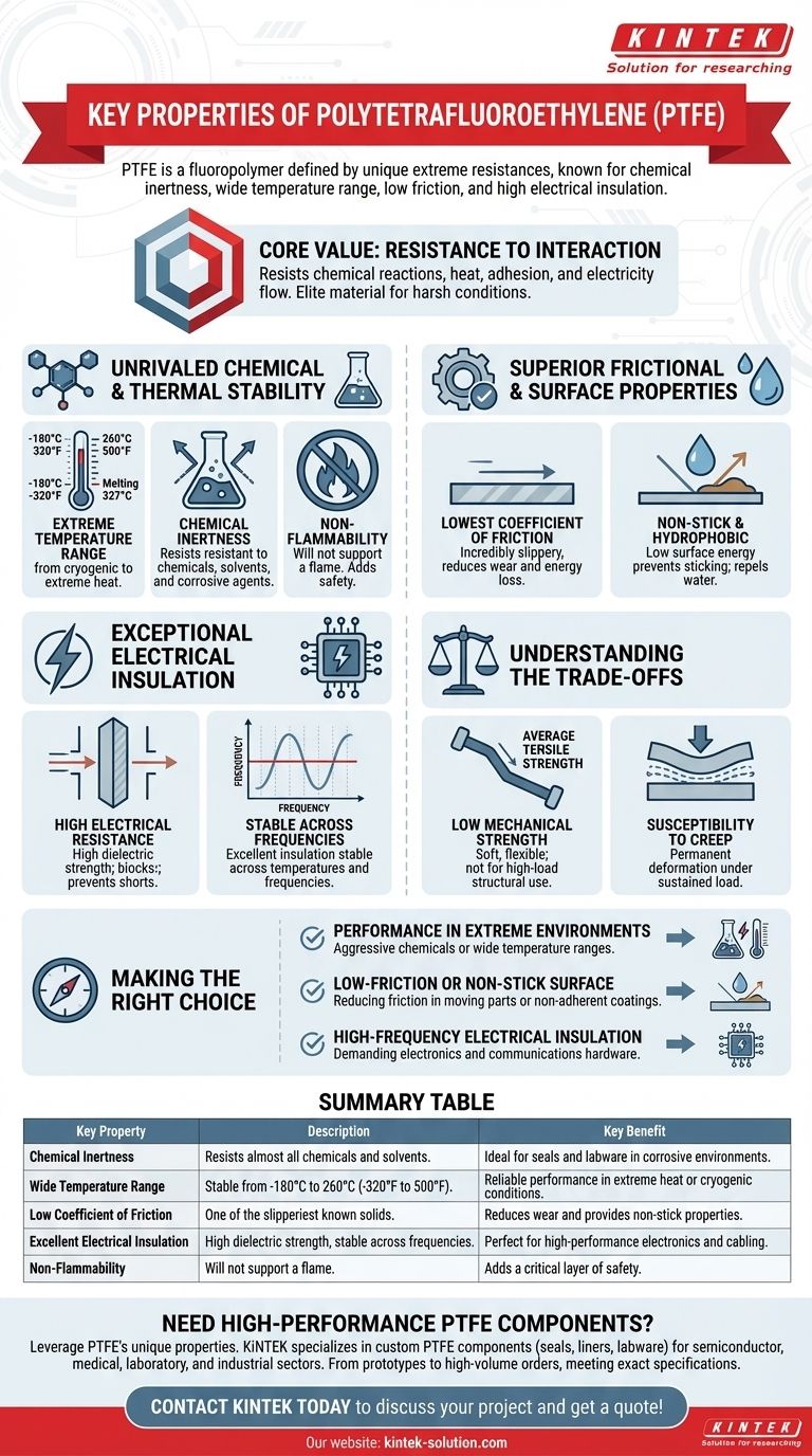 ما هي الخصائص الرئيسية للبولي تترافلورو إيثيلين (PTFE)؟ أطلق العنان للأداء الفائق دليل مرئي