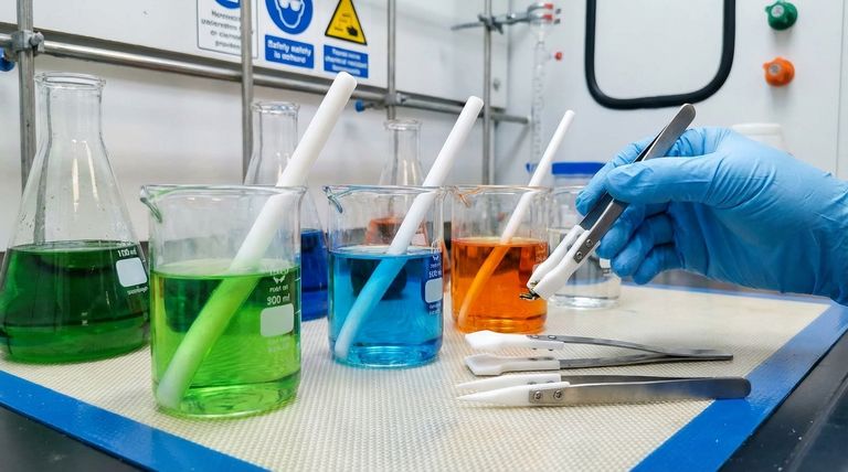 ما الذي يجعل قضبان PTFE المبثوقة مقاومة كيميائيًا؟ استقرار لا مثيل له من تركيبها الجزيئي