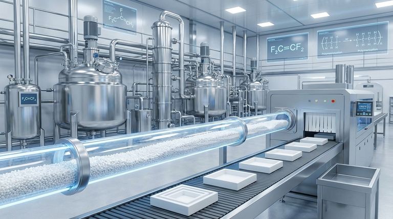 Como o Teflon (PTFE) é produzido quimicamente? Desvendando os Segredos da Fabricação de Polímeros de Alto Desempenho