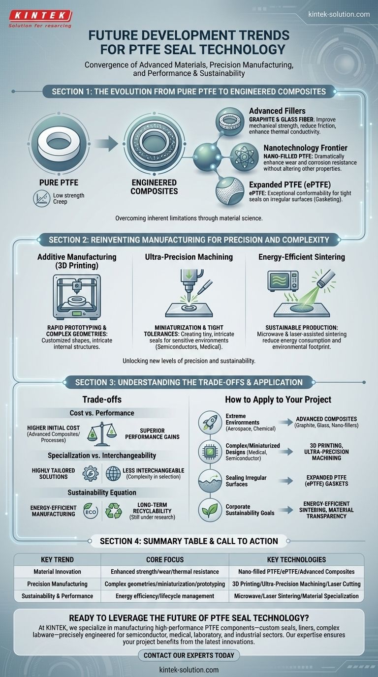 Quali sono le tendenze di sviluppo futuro per la tecnologia delle guarnizioni in PTFE? Materiali Avanzati e Fabbricazione di Precisione Guida Visiva