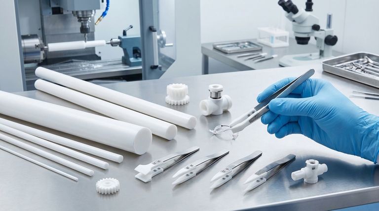 압출된 PTFE 로드는 어떤 의료 분야에 유용합니까? 수술 및 진단 장치를 위한 정밀 부품