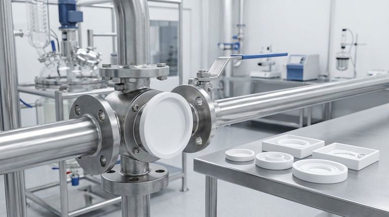 Quais setores se beneficiam do uso de gaxetas de PTFE em válvulas de esfera? Garanta Pureza e Confiabilidade em Processos Críticos
