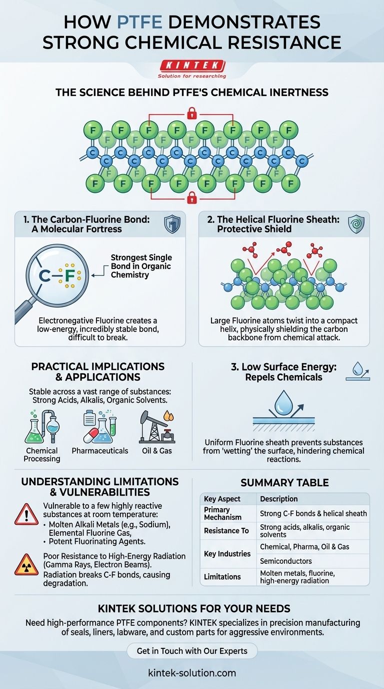 聚四氟乙烯（PTFE）如何表现出强大的耐化学性？在苛刻的化学环境中具有无与伦比的惰性 图解指南