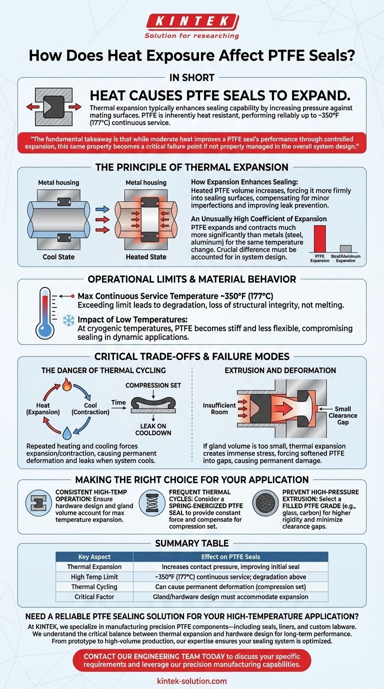 How does heat exposure affect PTFE seals? Mastering Thermal Expansion for Superior Sealing Visual Guide