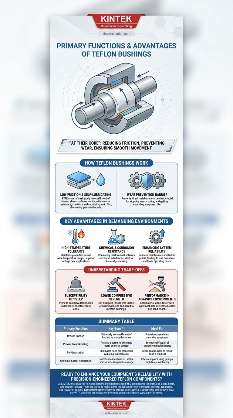 ما هي الوظائف الأساسية لبطانات التفلون؟ تحقيق أداء منخفض الاحتكاك وخالٍ من الصيانة دليل مرئي