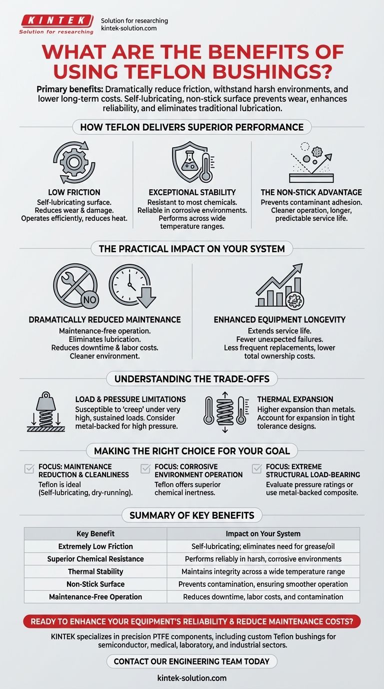 使用特氟龙衬套有什么好处？实现免维护、高性能运行 图解指南