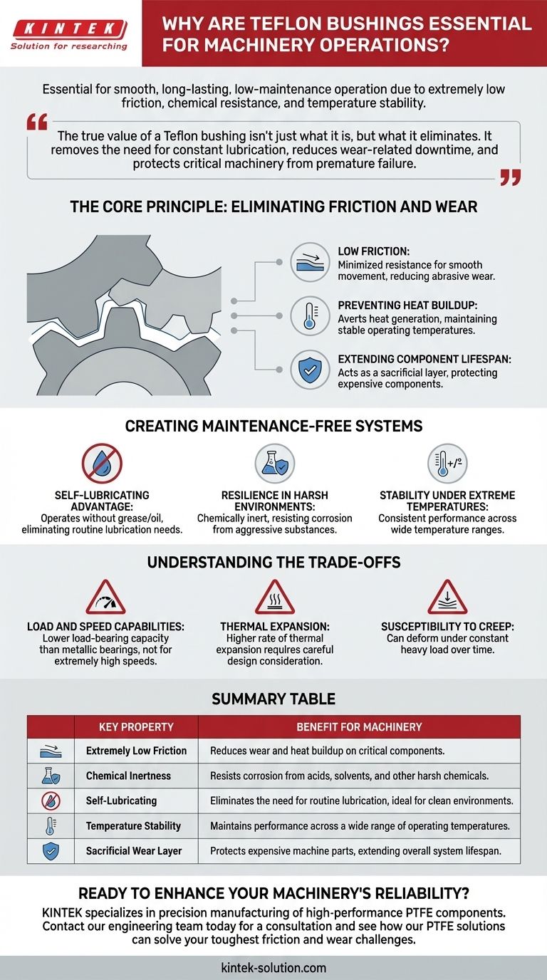 Por que as buchas de Teflon são essenciais para a maquinaria? Reduzem o Atrito, a Manutenção e os Custos Guia Visual