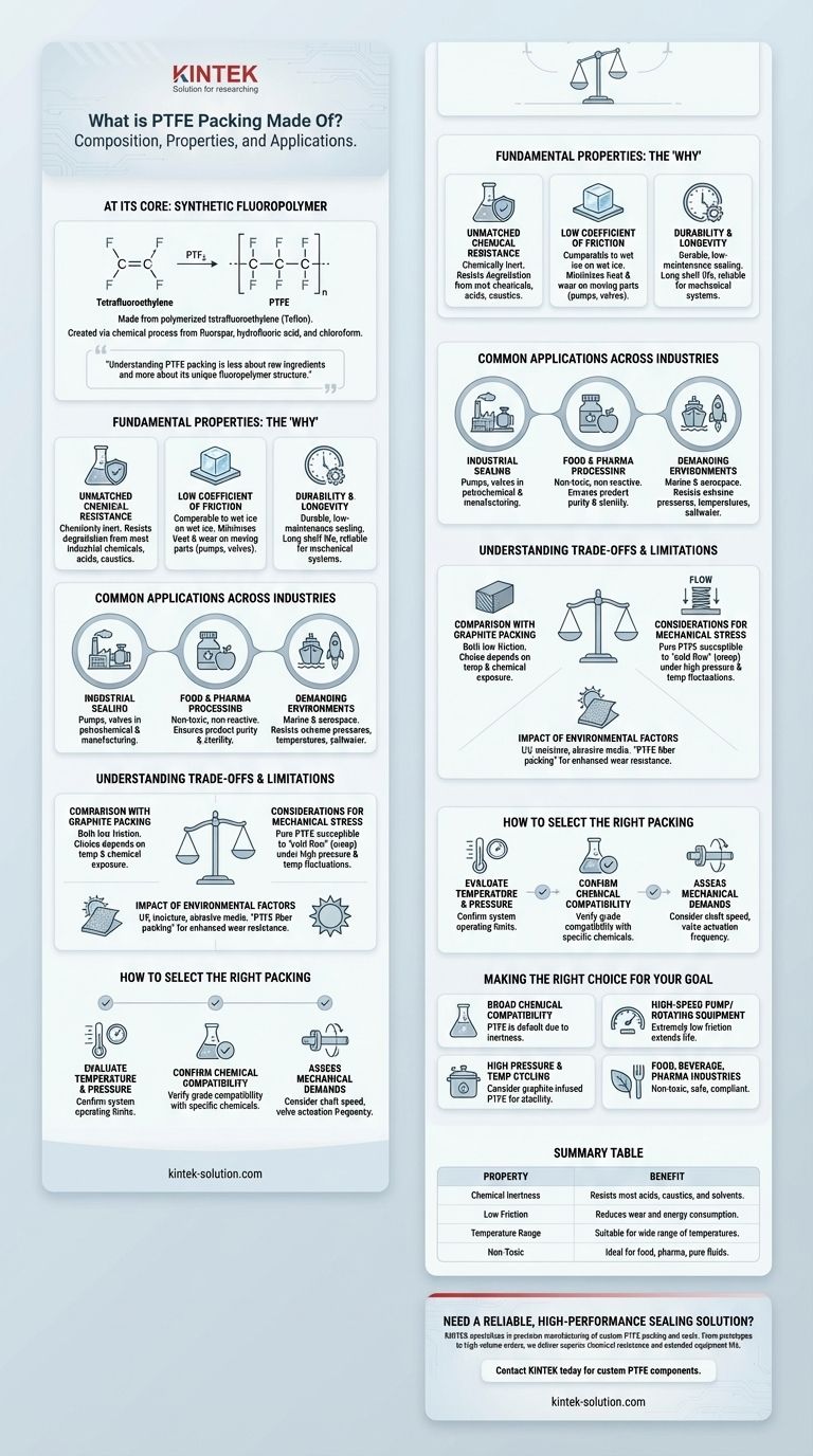 What is PTFE packing made of? Discover the High-Performance Sealing Material Visual Guide