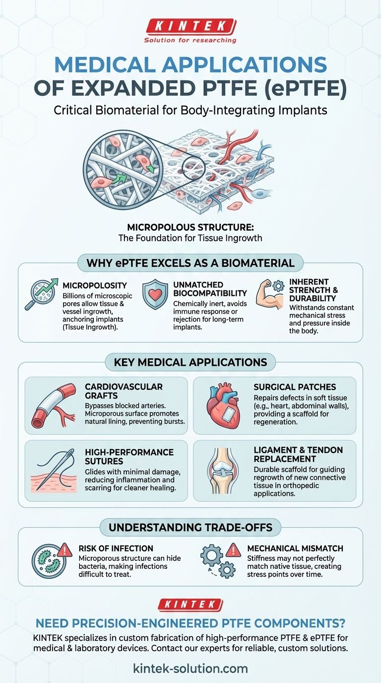 Quali sono le applicazioni mediche del PTFE espanso? La chiave per impianti biocompatibili avanzati Guida Visiva
