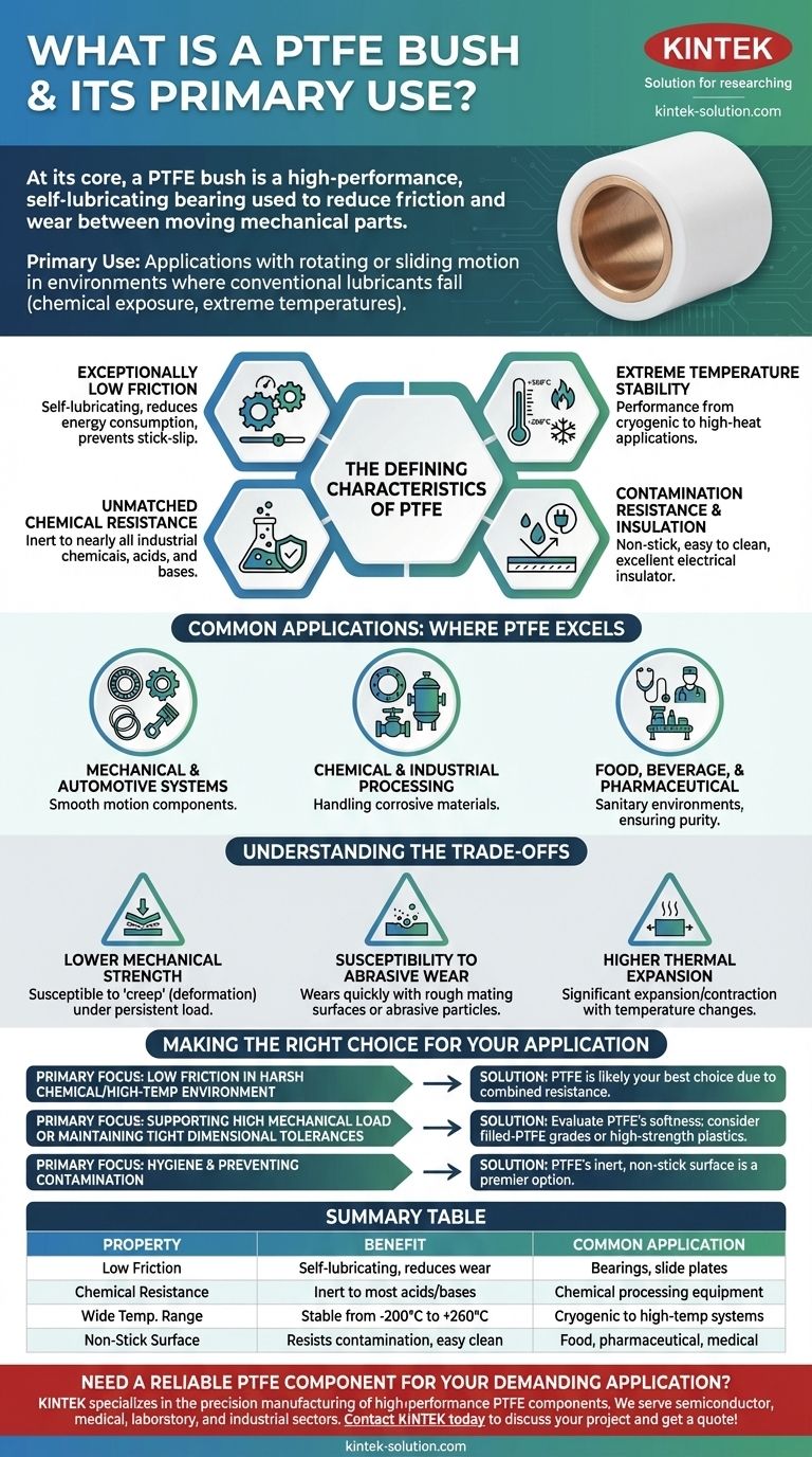 PTFE 부싱이란 무엇이며 주요 용도는 무엇입니까? 자체 윤활 베어링 가이드 시각적 가이드