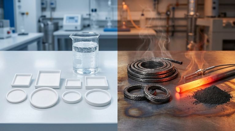 ¿Cómo se comparan las empaquetaduras de PTFE y grafito en términos de conductividad térmica? Elegir el sello adecuado para su aplicación