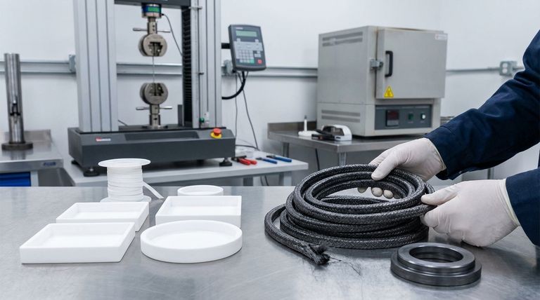 Quelles sont les résistances à la traction des garnitures en PTFE et en graphite ? Choisir le bon matériau pour votre application
