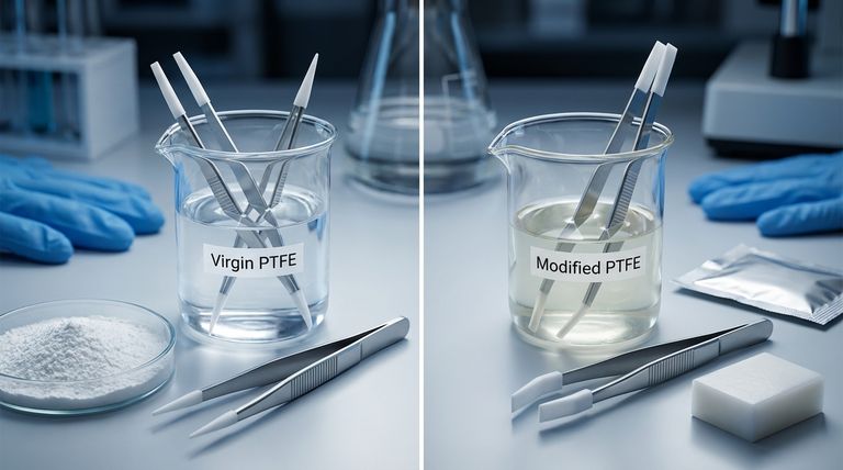 In cosa differisce il PTFE modificato dal PTFE vergine? Sblocca prestazioni superiori per applicazioni esigenti