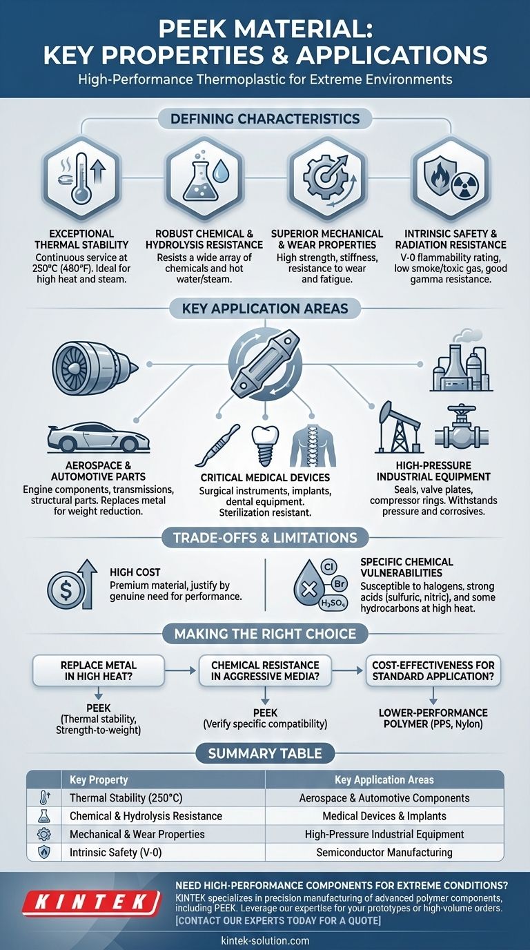 ما هي الخصائص والتطبيقات الرئيسية لمادة PEEK؟ أداء لا مثيل له للبيئات القاسية دليل مرئي