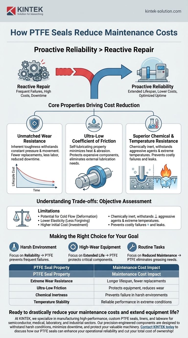 Como as vedações de PTFE contribuem para a redução dos custos de manutenção? Reduza Custos com Durabilidade Superior Guia Visual