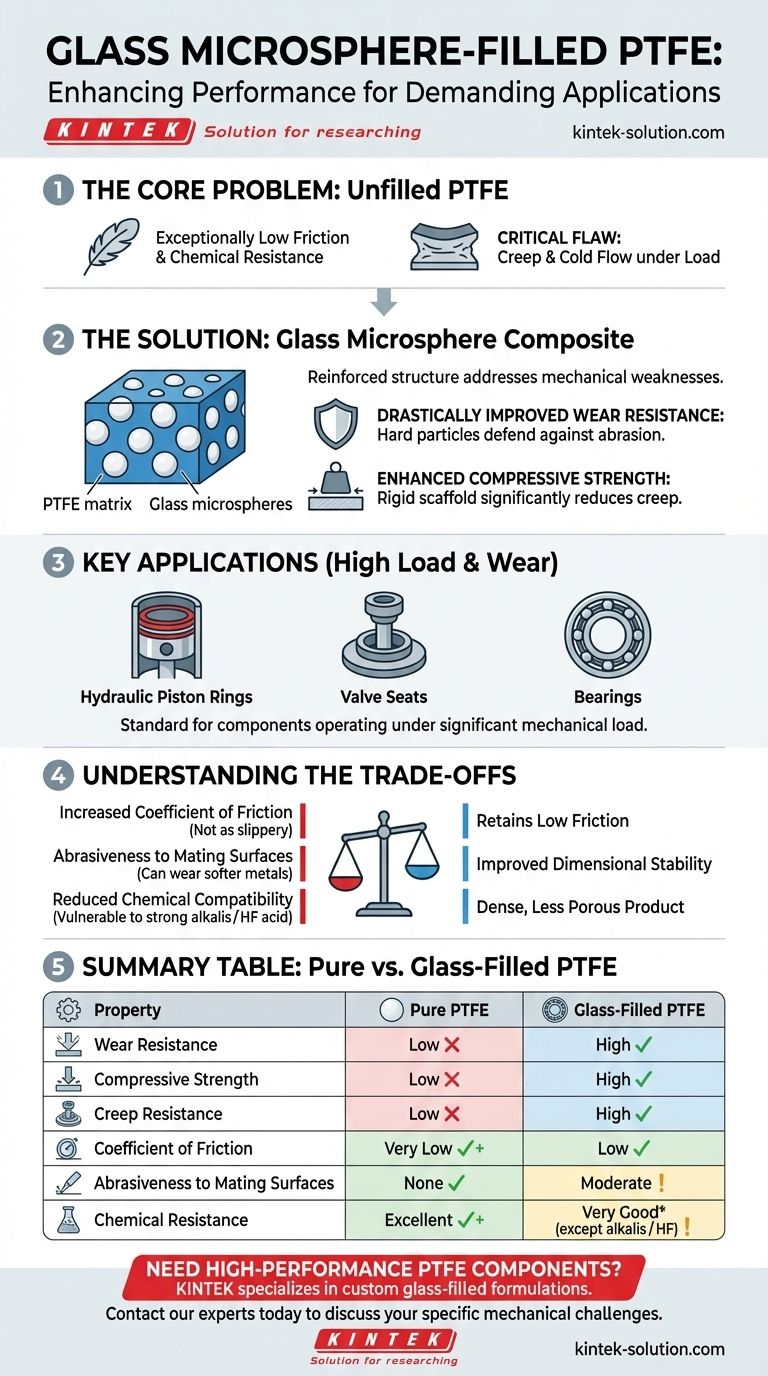 玻璃微球作为填料在聚四氟乙烯（PTFE）中的应用有哪些？提高耐磨性和强度 图解指南