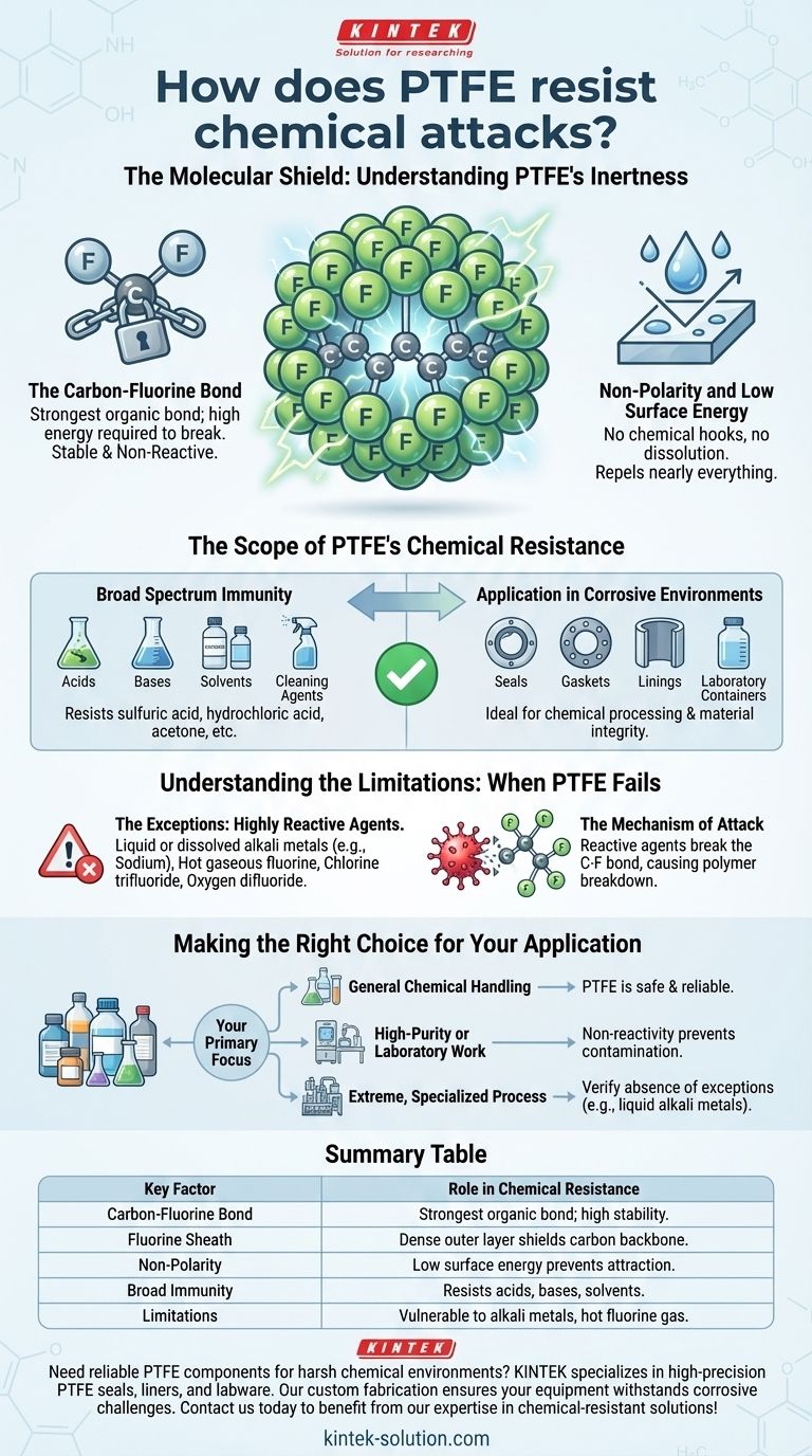 How does PTFE resist chemical attacks? The Science Behind Its Unmatched Chemical Inertness Visual Guide
