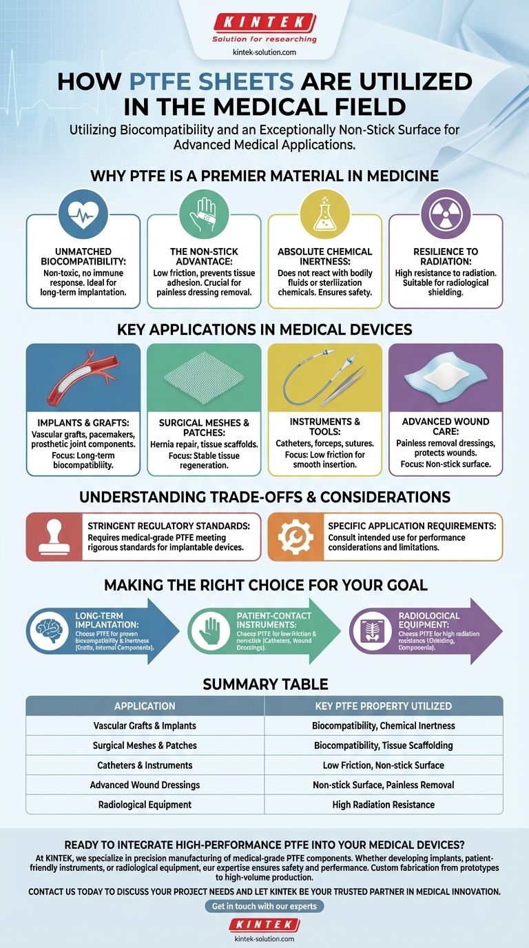 Como as chapas de PTFE são utilizadas no campo médico? Essenciais para Implantes, Enxertos e Cuidados com o Paciente Guia Visual