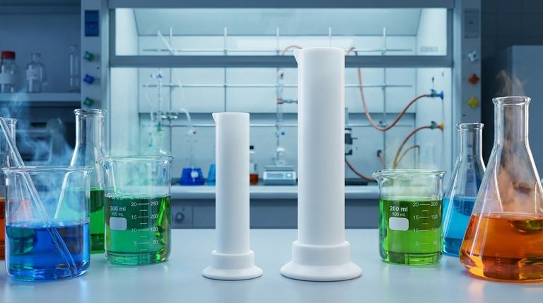 Por que o PTFE é quimicamente resistente e quais aplicações se beneficiam disso? Descubra o Material Definitivo para Ambientes Hostis