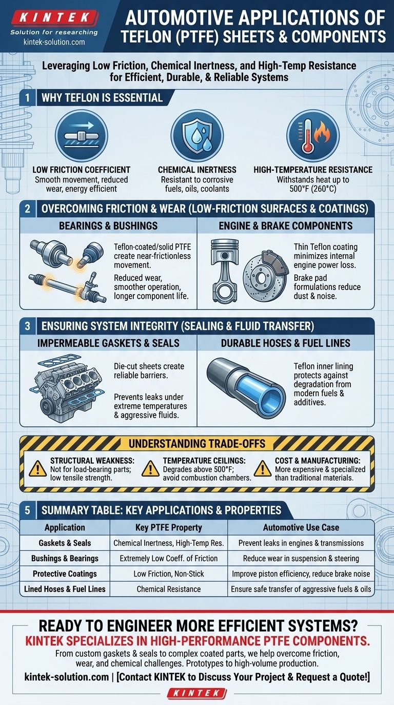ما هي التطبيقات في مجال السيارات لألواح التفلون؟ تعزيز الكفاءة والموثوقية والمتانة دليل مرئي