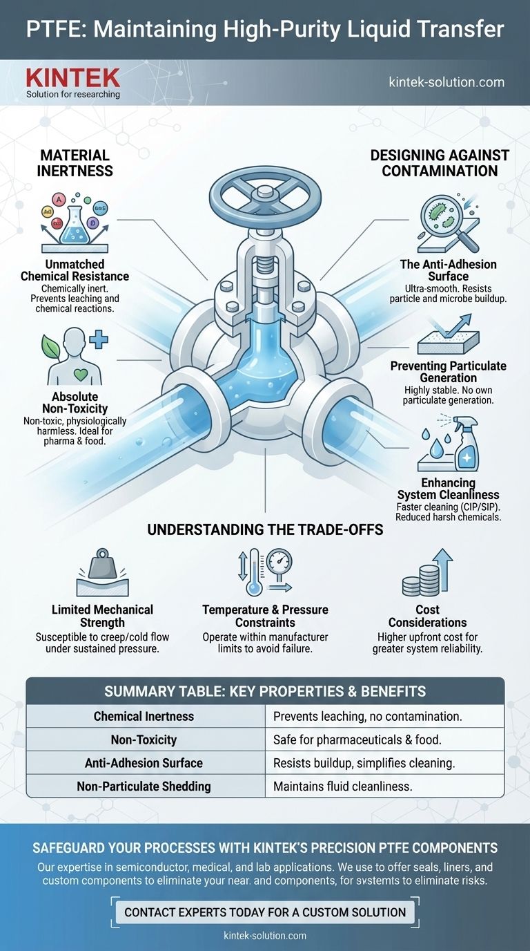 PTFE 阀门和组件如何支持高纯度液体传输？使用惰性材料确保产品完整性 图解指南